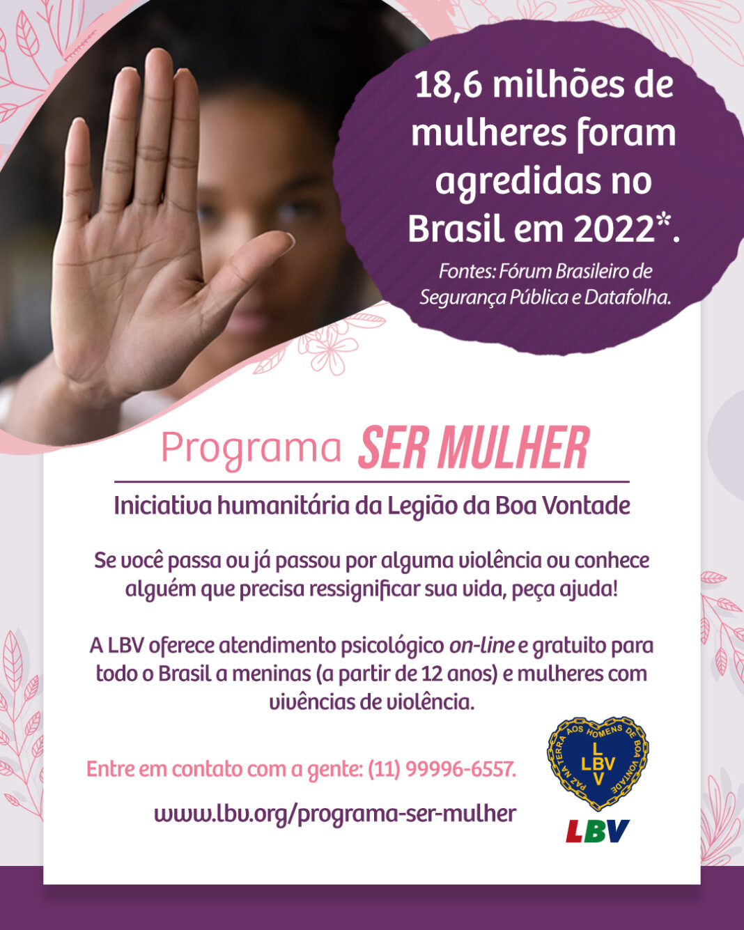 LBV amplia programa gratuito para empoderar mulheres e romper ciclos de  violência - A Tribuna News - Notícias de Campo Grande-MS