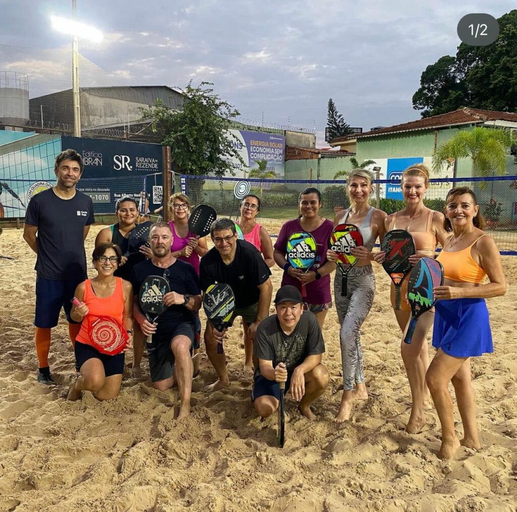 Beach Tennis é oferecido gratuitamente em Campo Grande