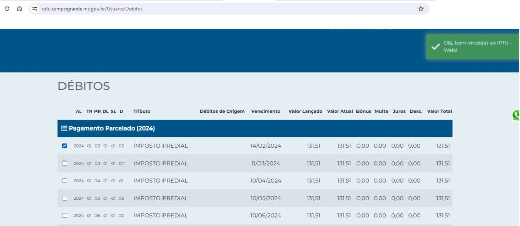 IPTU 2024 com desconto de 20% à vista vence em 10 de janeiro