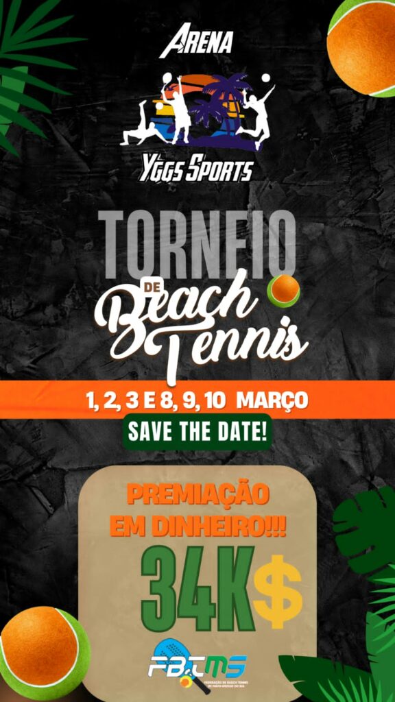 Com novidades, Circuito de Beach Tennis terá início em março