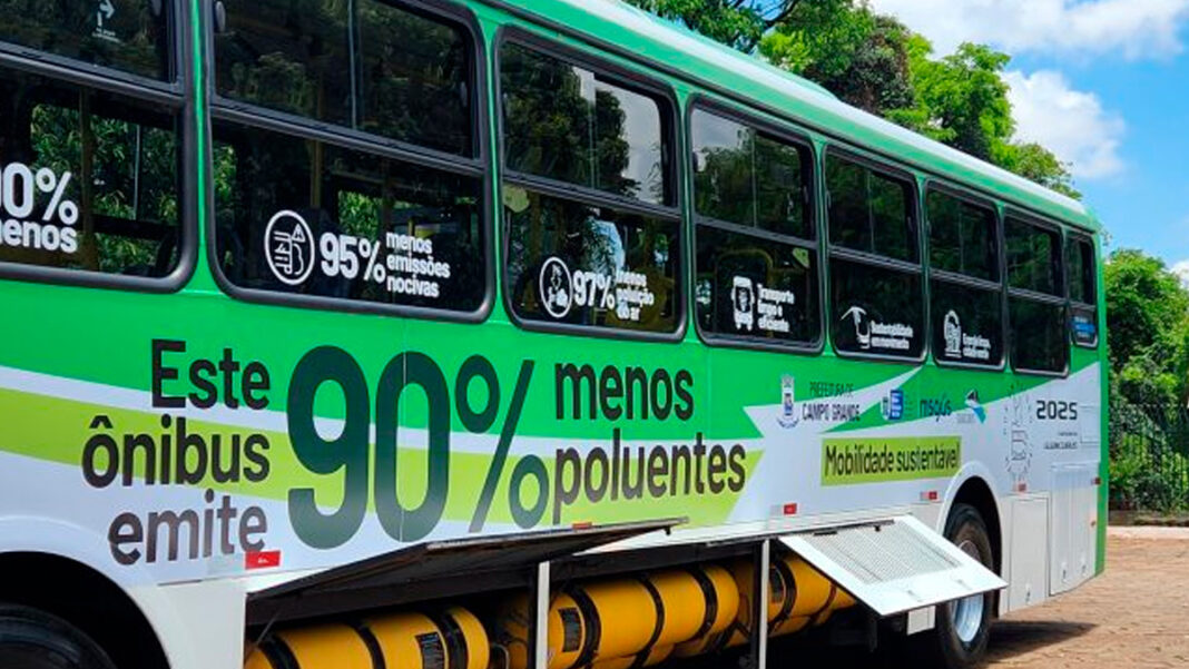 MS avança em transporte sustentável com ônibus 100% GNV