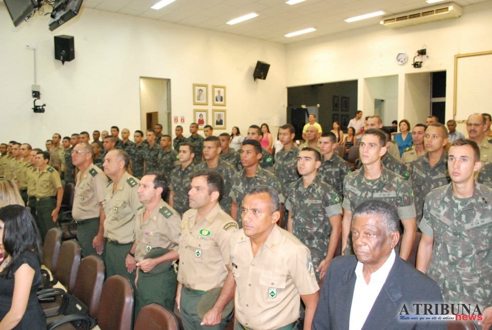 Dia do Soldado é comemorado em sessão solene
