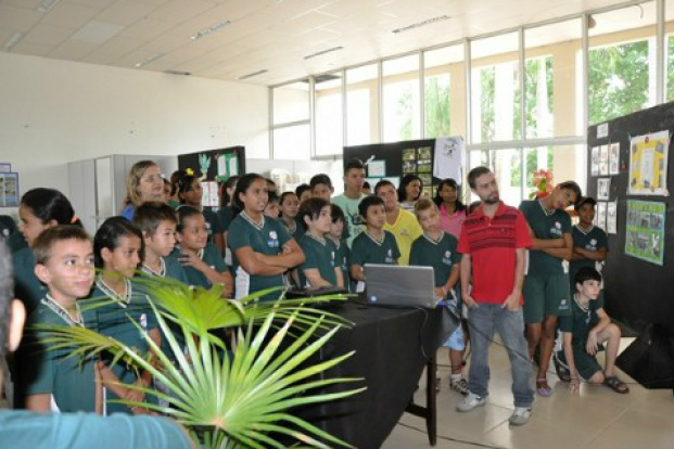 Trabalhos de educação ambiental do projeto G - Pontes são apresentados