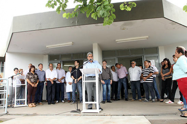 André inaugura ampliação do Hospital e anuncia recursos para melhorar serviços