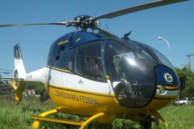 PRF inicia fiscalização em rodovias e conta com ajuda de helicóptero