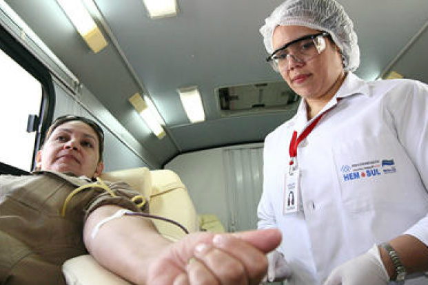 Hemosul está com estoque baixo de sangue e convoca doadores