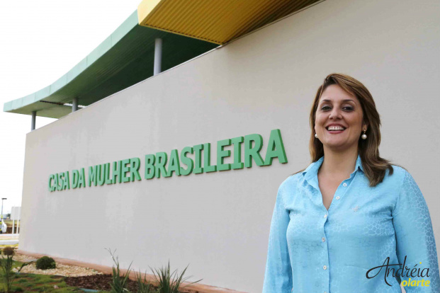 Andréia Olarte declarou sua alegria de o fato da Prefeitura ter contribuído de maneira expressiva para que Campo Grande se tornasse a primeira do País a inaugurar a Casa da Mulher