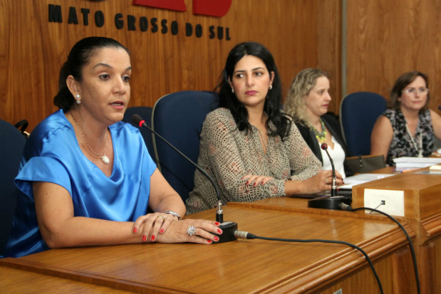 Fátima Azambuja falou do cuidado que este governo tem desde os primeiros dias de gestão no combate a violência contra mulheres. Fotos: Chico Ribeiro