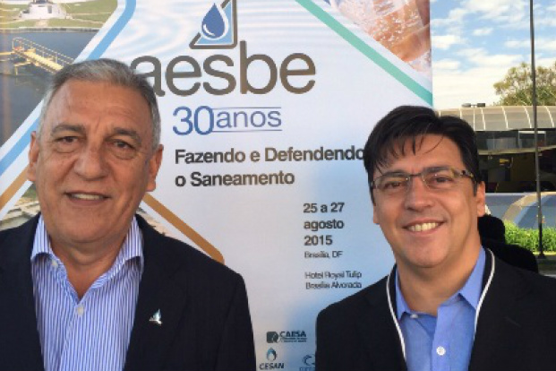 Luiz Rocha e André Soukef participam do seminário da Aesbe