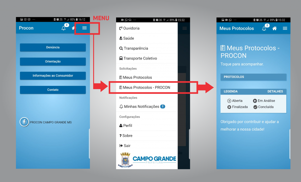 Procon Campo Grande leva para aplicativo serviços de atendimento ao consumidor