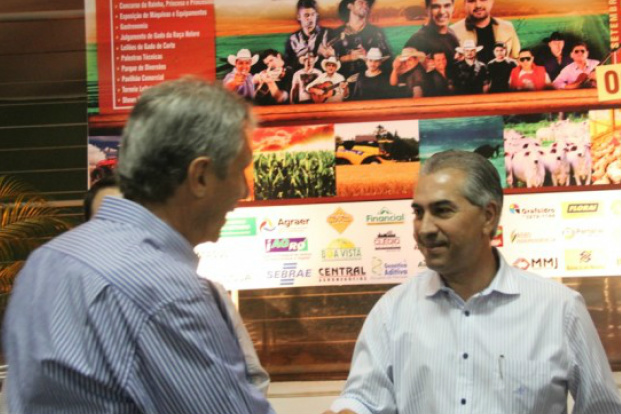 Governador Reinaldo Azambuja participa do lançamento da 17ª Expo-Sidrolândia