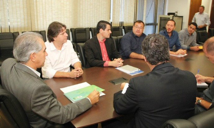 Reunião ocorreu na Governadoria na parte da manhã (Foto: Edson Ribeiro)