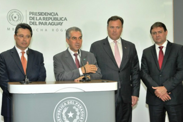 Reinaldo apresenta planejamento de ações integradas com o Paraguai