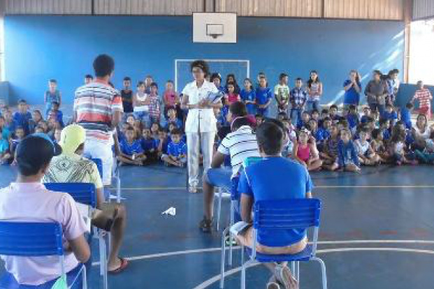 Sanesul de Brasilândia participa de projeto em comemoração ao Dia da Água