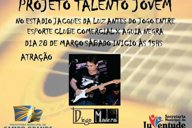 Talento Jovem apresenta dupla Cadú e Thiago e o músico Diego Maderal