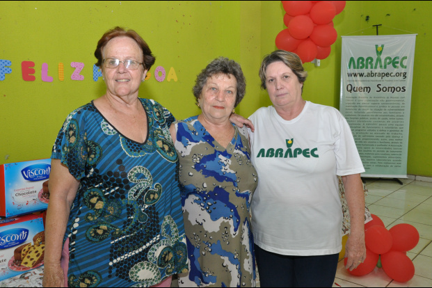 Ilda Madalena, Ione e Sonia dedicam tempo de suas vidas ao trabalho de voluntárias