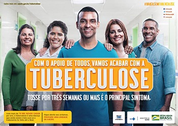 Campanha publicitária de alerta sobre tuberculose