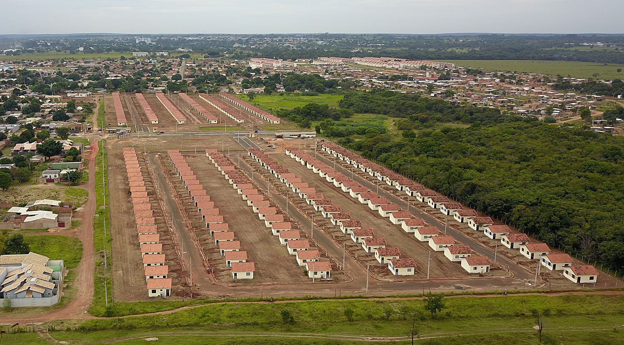 As 260 moradias estão localizadas na região do hipódromo em Campo Grande, na saída da cidade para São Paulo. Foto: Edemir Rodrigues