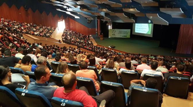 Auditório do Centro de Convenções Rubens Gil de Camilo lotado em um dos eventos realizados na Capital. Foto: Divulgação