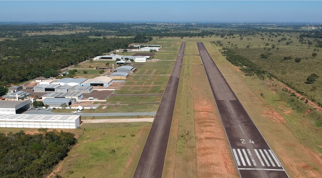 Aeroporto Santa Maria terá função estratégica para a aviação comercial e particular de MS. Fotos: Edemir Rodrigues
